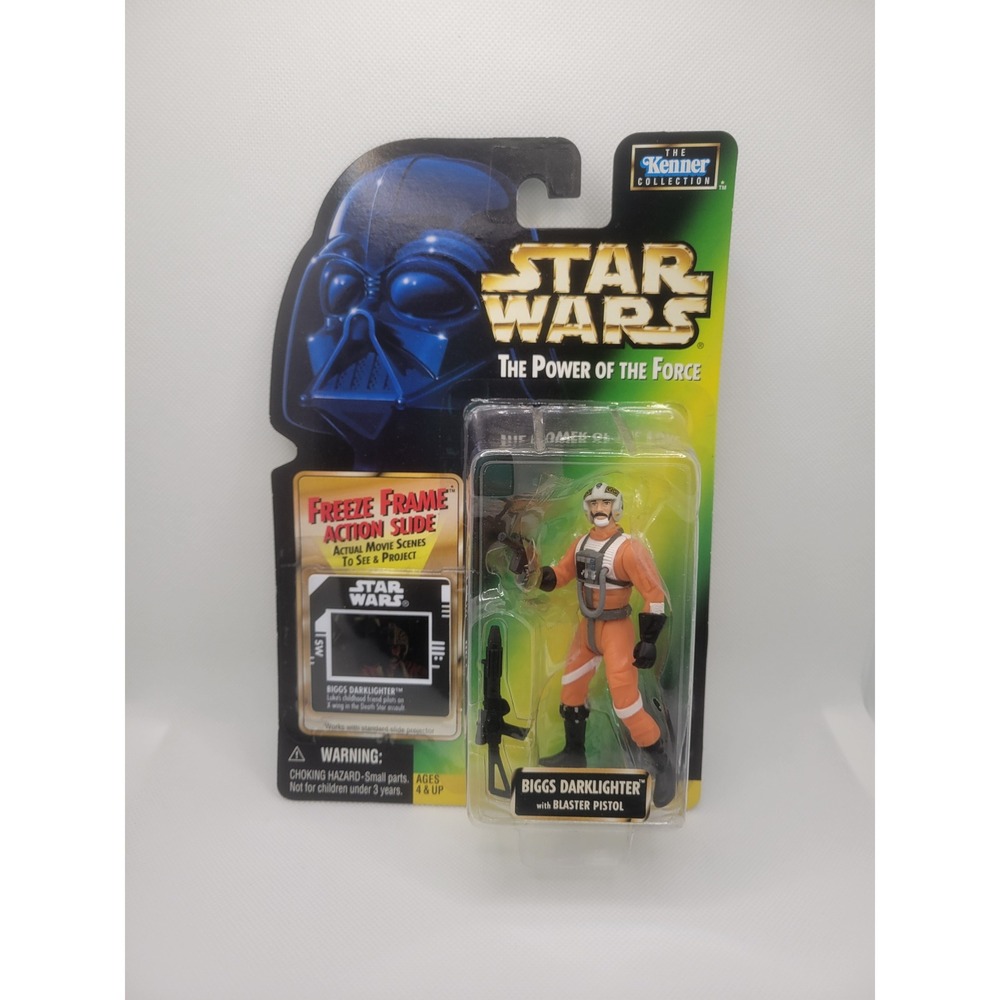 Star Wars Power of the Force Biggs Darklighter Action Figure Freeze Frame Kenner
